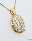 00ct W-si Brillant in 750/18K Gelbgold Länge 35cm