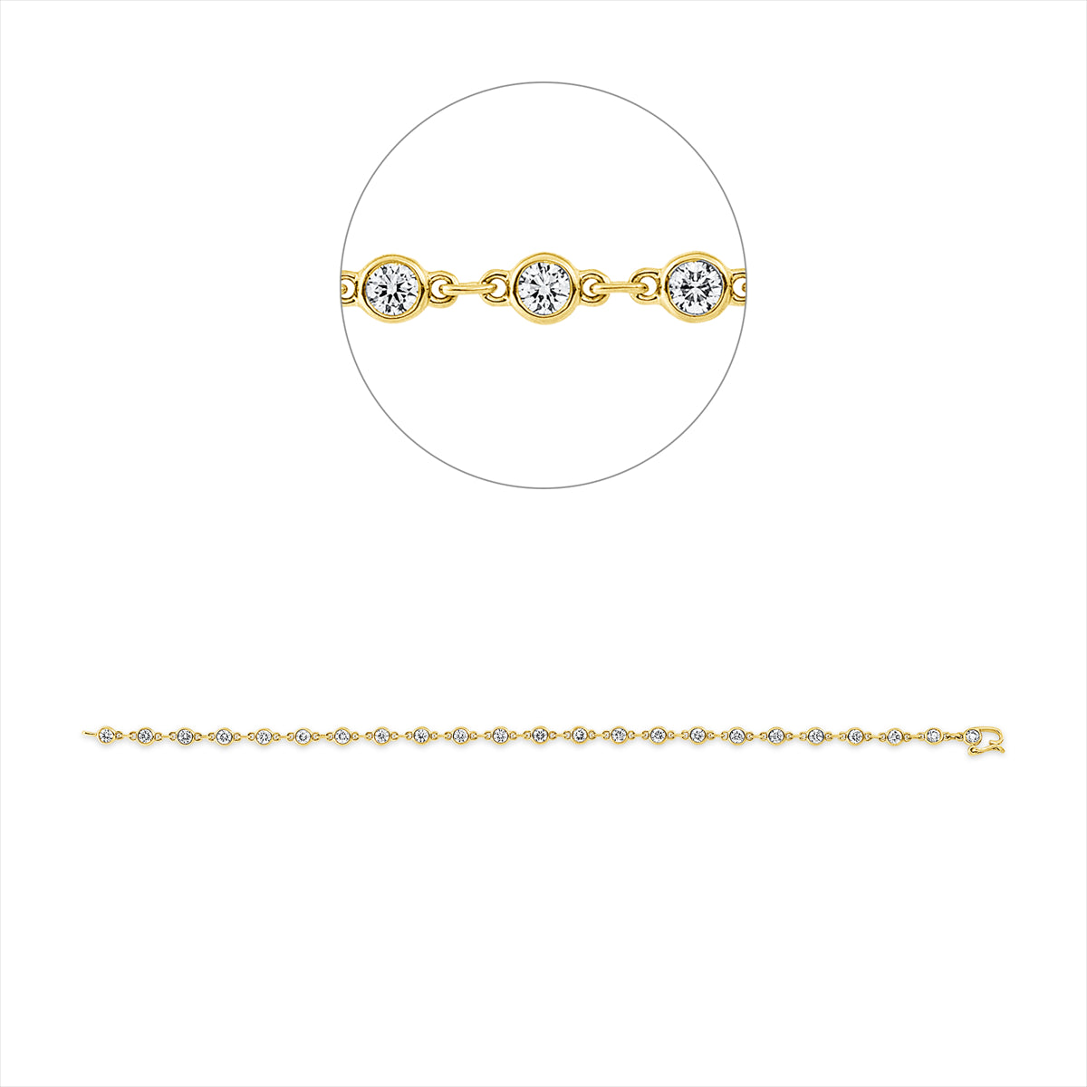 Armband 18 kt GG