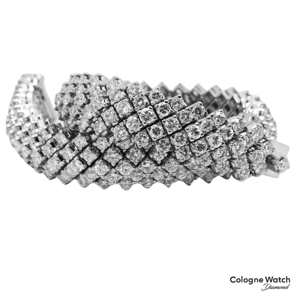 50ct G-SI Brillant in 750/18K Weißgold Lä. 18 cm