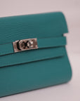 Hermès Portefeuille Kelly Mini Classique aus Clemence Leder