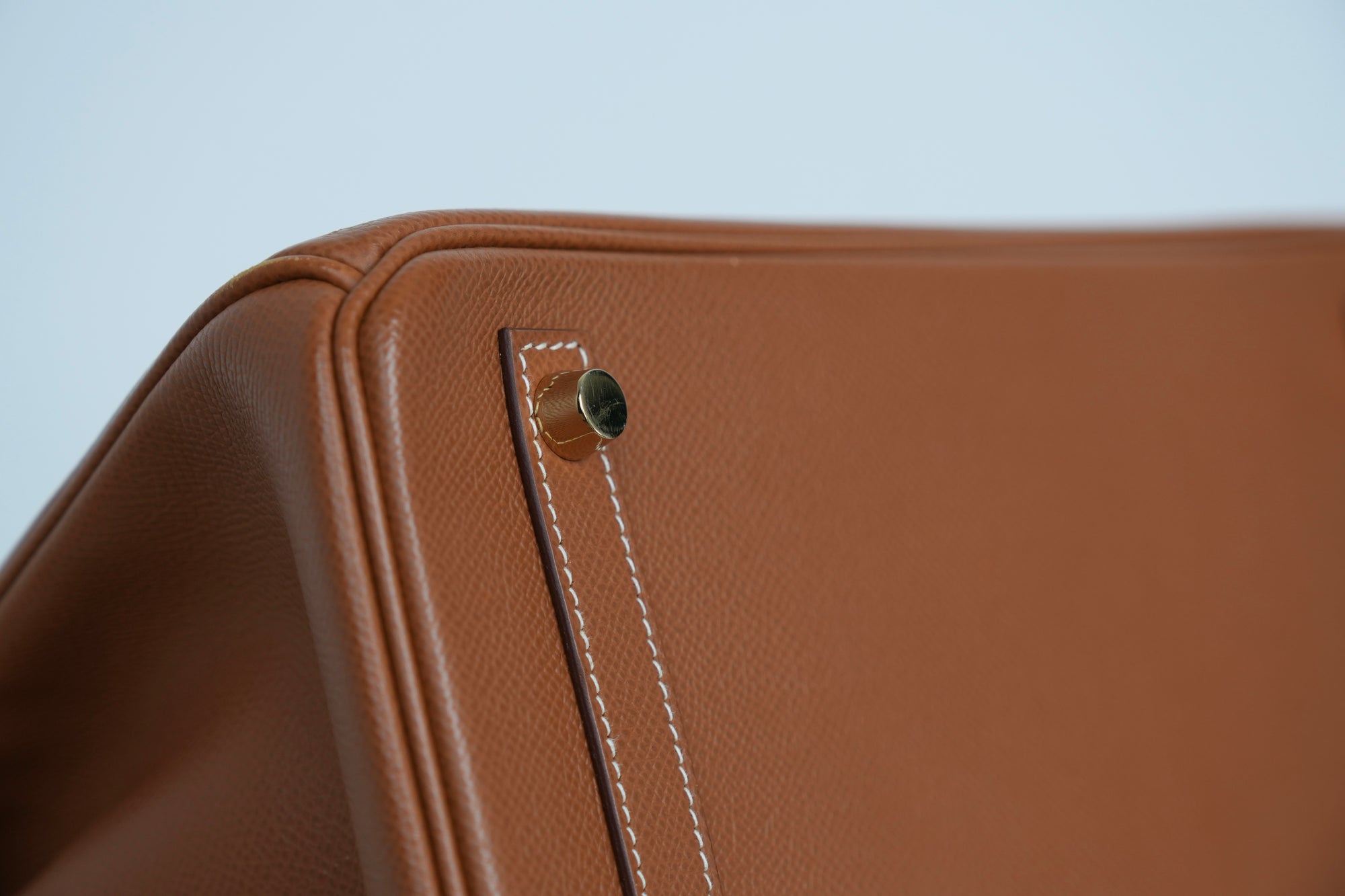 Hermès Birkin 30 aus Epsom Leder mit Gelbgoldenen Beschlägen in Gold