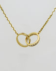 Cartier Love Anhänger halb ausgefasst mit 0,22ct Brillant in 750/18K Gelbgold