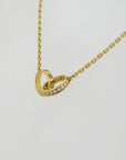 Cartier Love Anhänger halb ausgefasst mit 0,22ct Brillant in 750/18K Gelbgold