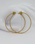 Wellendorff Creolen Sonnenglanz mit 0,034ct Brillant in 750/18K Gelbgold