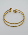 Wellendorff Creolen Sonnenglanz mit 0,034ct Brillant in 750/18K Gelbgold