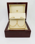 Wellendorff Creolen Sonnenglanz mit 0,034ct Brillant in 750/18K Gelbgold