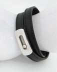 Messika my Move Armband mit 0,08ct G-vsi Brillant in 750/18K Weißgold / Leder