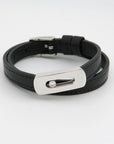 Messika my Move Armband mit 0,08ct G-vsi Brillant in 750/18K Weißgold / Leder