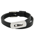 Messika my Move Armband mit 0,08ct G-vsi Brillant in 750/18K Weißgold / Leder