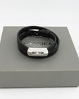 Messika my Move Armband mit 0,08ct G-vsi Brillant in 750/18K Weißgold / Leder