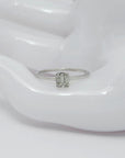 Ring Solitärring mit 0,18ct TW-si Diamant in 750/18K Weißgold Gr. 54