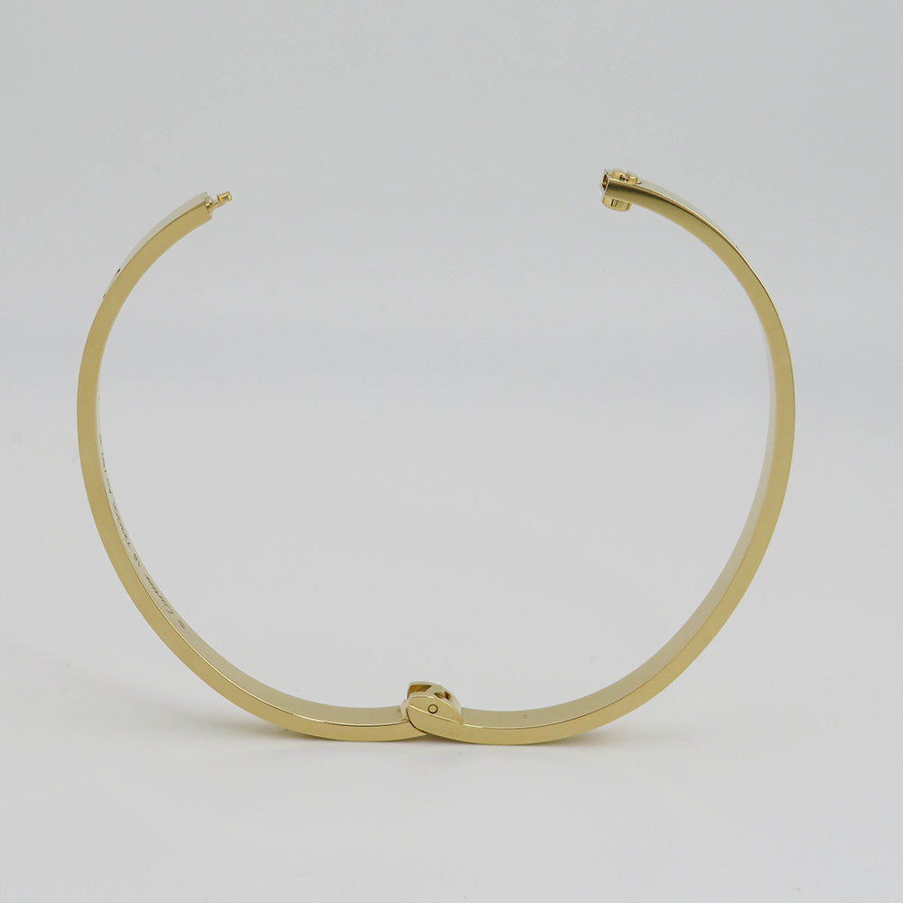 Cartier Love Armreif mittleres Modell in 750/18K Gelbgold Gr. 18 mit Box
