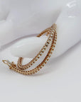 Armband Tennisarmband mit 1,00ct TW-si Brillant in 750/18K Rosegold 18,0 cm
