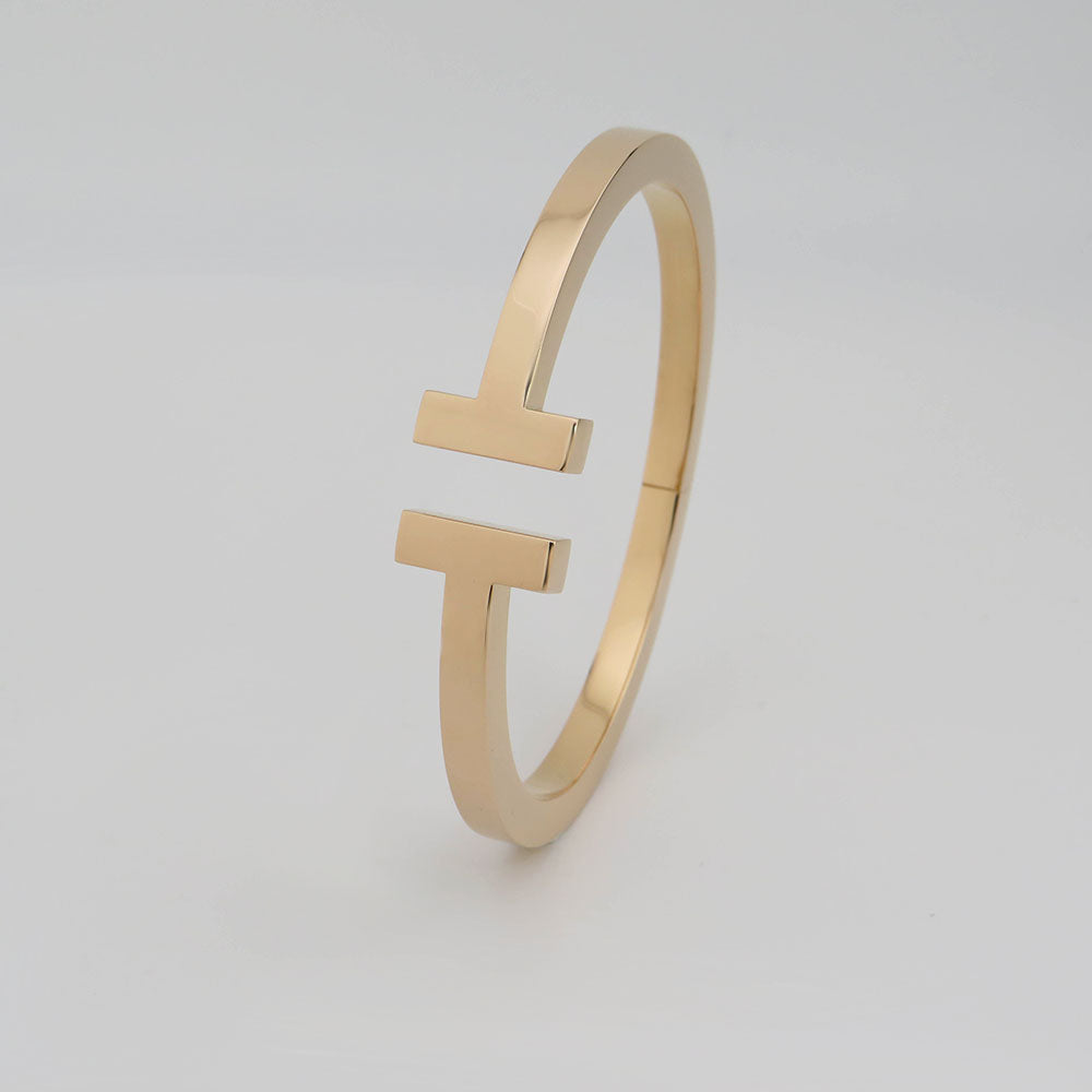 Tiffany &amp; Co. T Square Armband / Armreif in 750/18K Rosegold Extra Large