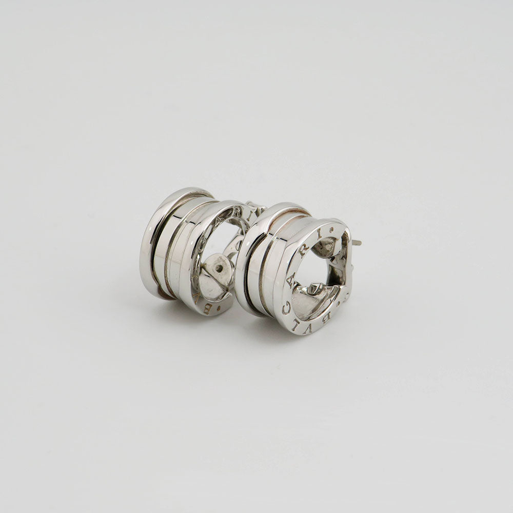 Bvlgari B.zero1, 3-Band Ohrringe Creolen in 750/18K Weißgold