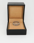 Bvlgari B.zero1, 2-Band-Ring in 750/18K Weißgold Gr. 59 mit Box