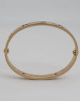 Cartier Love Armreif klassisches Modell mit 4 Diamanten 750/18K Rosegold Gr. 18