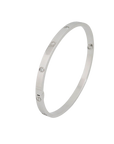 Cartier Love Armreif kleines Modell mit 6 Diamanten 750/18K Weißgold Gr. 17
