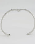 Cartier Love Armreif kleines Modell mit 6 Diamanten 750/18K Weißgold Gr. 17