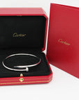 Cartier Juste un Clou Armreif, klassisches Modell 750/18K Weißgold Gr. 19 mit Box + Papieren