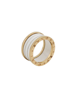 Bvlgari B-Zero 1, Ring in 750/18K Rosegold Keramik Gr. 56 mit Box und Papieren