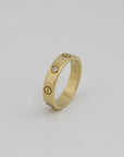 Cartier Love Ring, kleines Modell mit einem Diamanten in 750/18K Gelbgold Gr. 51
