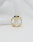 Faberge Ring mit 0,10ct Brillant in 750/18K Gelbgold Gr. 54 Limitiert auf 300