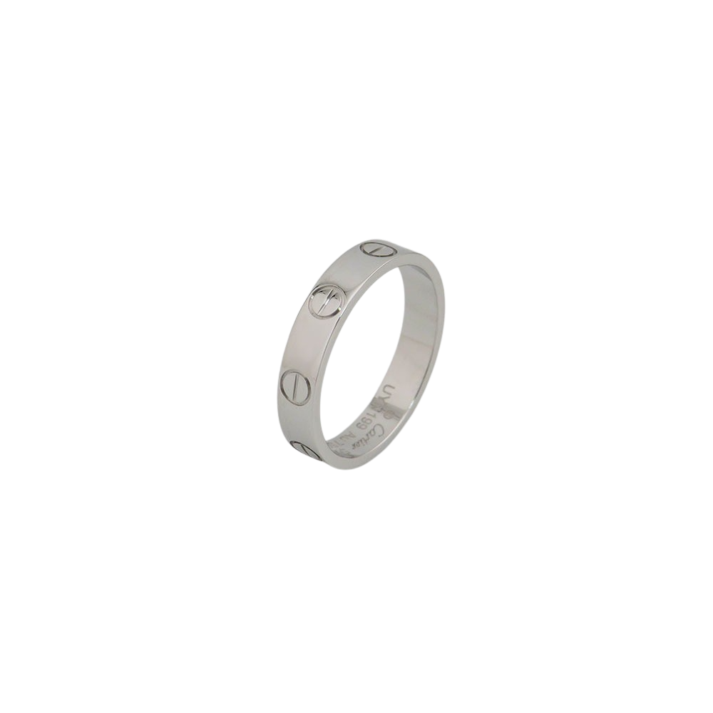 Cartier Love Ring, kleines Modell in 750/18K Weißgold Gr. 50