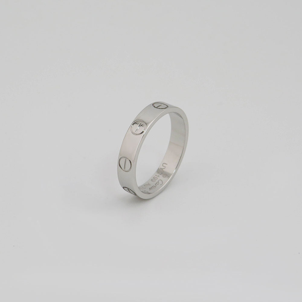 Cartier Love Ring, kleines Modell in 750/18K Weißgold Gr. 50