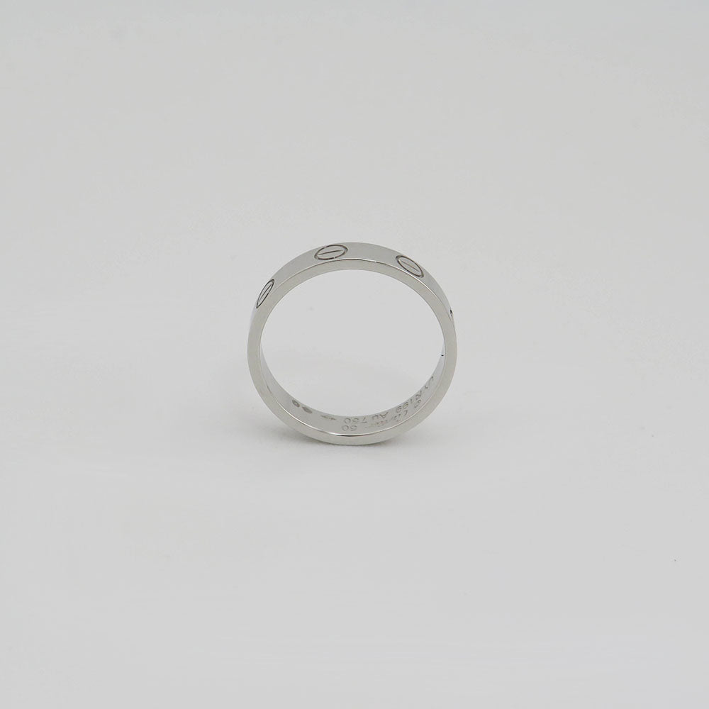 Cartier Love Ring, kleines Modell in 750/18K Weißgold Gr. 50