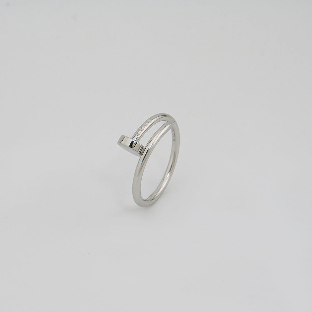 Cartier Juste un Clou Ring, kleines Modell in 750/18K Weißgold Gr. 53