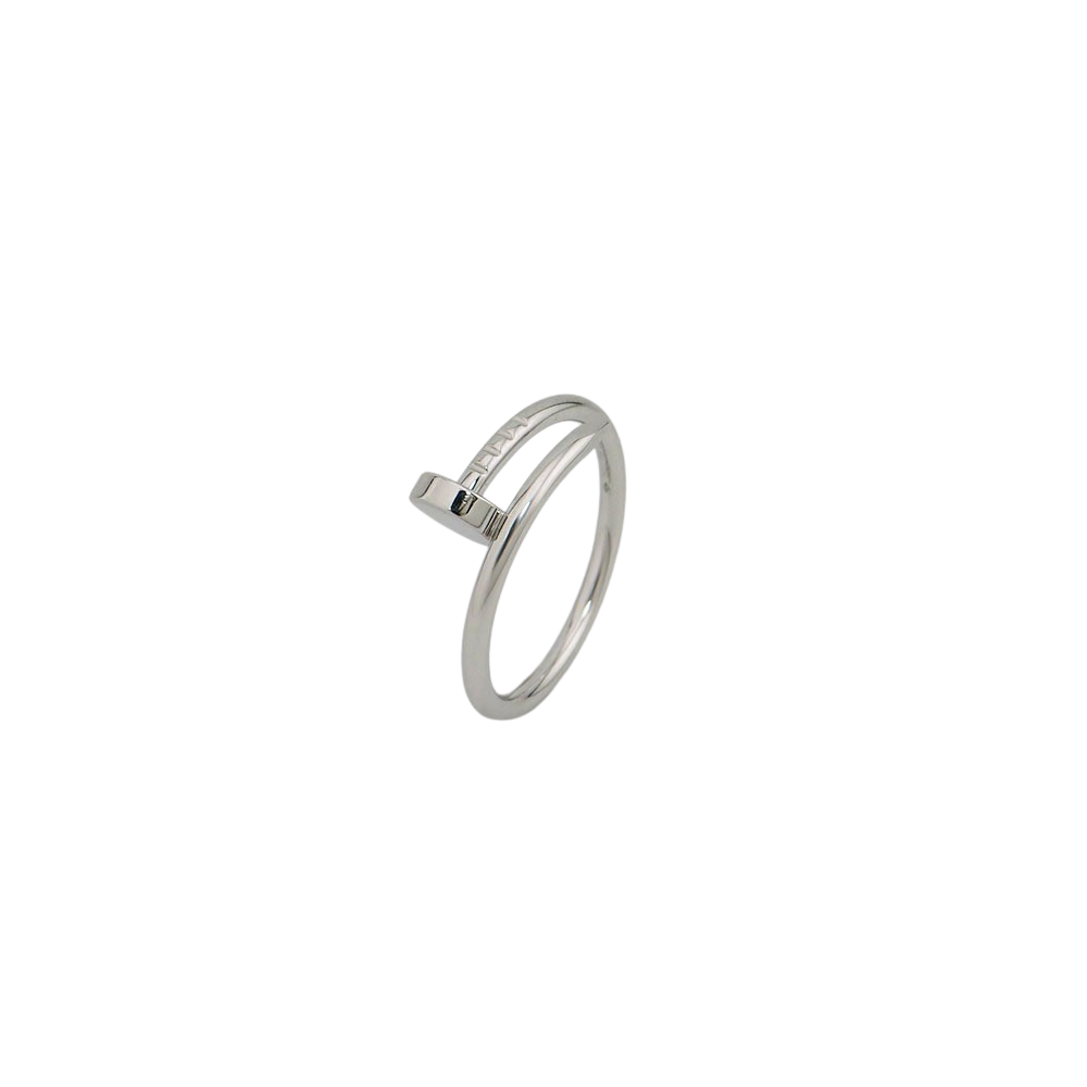 Cartier Juste un Clou Ring, kleines Modell in 750/18K Weißgold Gr. 53