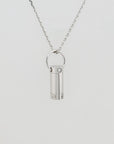 Cartier Love Schraubenzieher Anhänger und Kette mit Brillant in 750/18K Weißgold