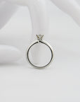 Tiffany & Co. Ring Solitärring mit 0,45ct H-vs 2 Brillant in 950`er Platin
