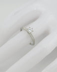 Tiffany & Co. Ring Solitärring mit 0,45ct H-vs 2 Brillant in 950`er Platin