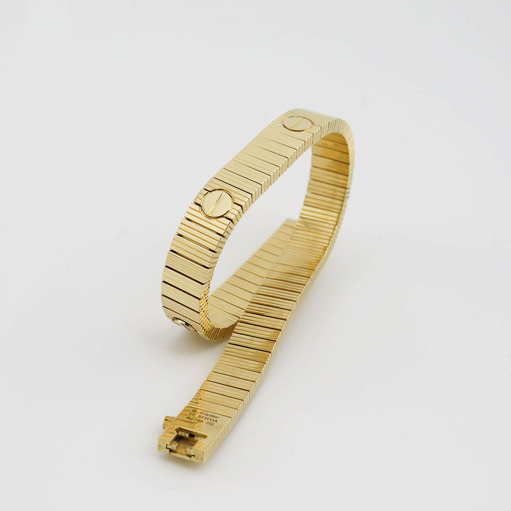 Cartier Love unlimited Armband beweglich in 750/18K Gelbgold Gr. 17