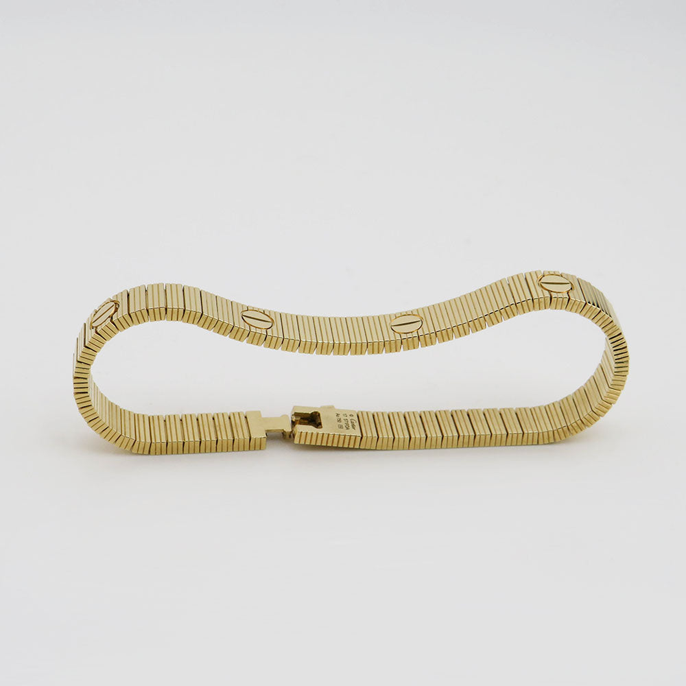 Cartier Love unlimited Armband beweglich in 750/18K Gelbgold Gr. 17