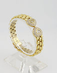Chopard Happy Diamonds Armband mit 1,68ct FC Brillant 750/18K Gelbgold 17 cm