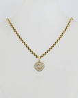 Chopard Happy Diamonds Collier mit 0,88ct FC Brillant in 750/18K Gelbgold