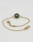 Pomellato Pom Pom Dot Armband mit Brillant, Malachit + Perlmut 750/18K Rosegold