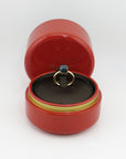Pomellato Nudo Petit Ring mit London blue Topas in 750/18K Rosegold Gr. 53