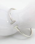 Tiffany & Co. schmaler T wire Armreif in 750/18K Weißgold Gr. 17 cm