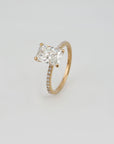 Ring mit 2,05ct E-vs1 + 0,20ct E-vs Diamant in 750/18K Rosegold Lab. Grown