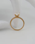Ring mit 2,05ct E-vs1 + 0,20ct E-vs Diamant in 750/18K Rosegold Lab. Grown