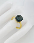 Pomellato Nudo Classic Ring mit London blue Topas in 750/18K Rosegold Gr. 51