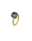 Pomellato Nudo Classic Ring mit Blautopas in 750/18K Rosegold Gr. 51
