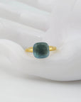 Pomellato Nudo Classic Ring mit Blautopas in 750/18K Rosegold Gr. 51