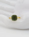 Pomellato Nudo Classic Ring mit Prasiolith in 750/18K Rosegold Gr. 52