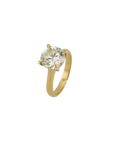 Ring Solitärring mit 3,65ct vvs2 - very leight yellow Brillant 750/18K Rosegold