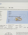 Ring Solitärring mit 3,65ct vvs2 - very leight yellow Brillant 750/18K Rosegold